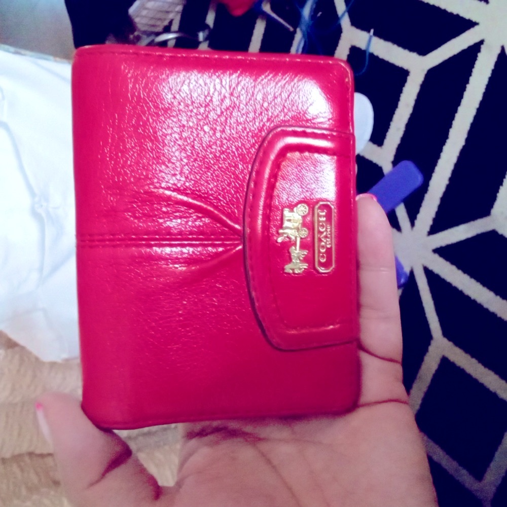 Not on Sale CoachRed Wallet